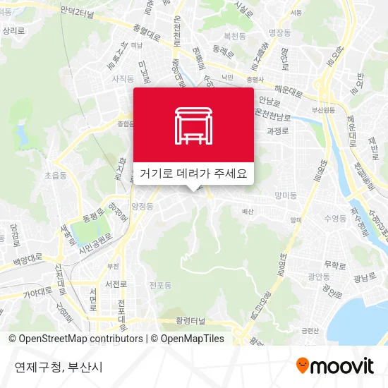 연제구청 지도
