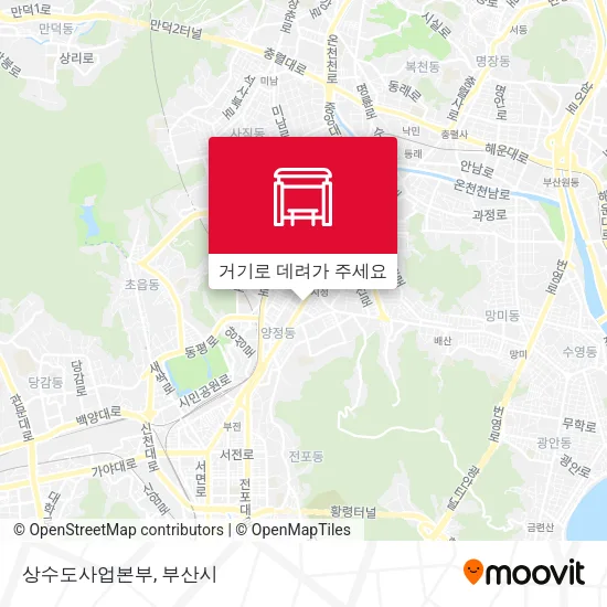 상수도사업본부 지도