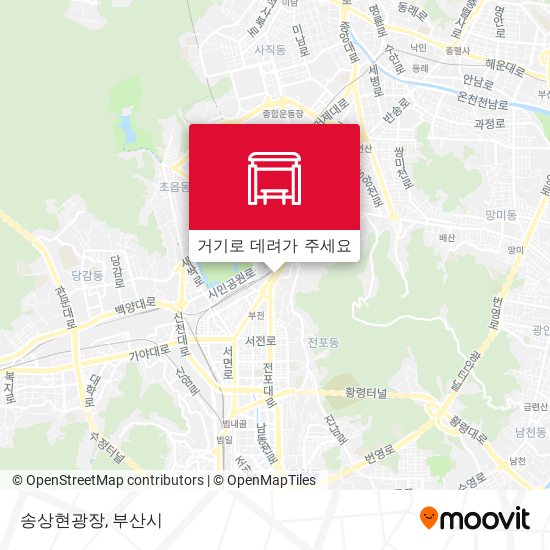 송상현광장 지도
