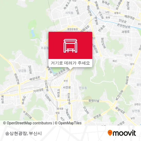 송상현광장 지도