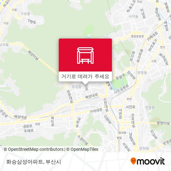 화승삼성아파트 지도