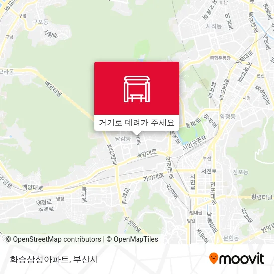 화승삼성아파트 지도