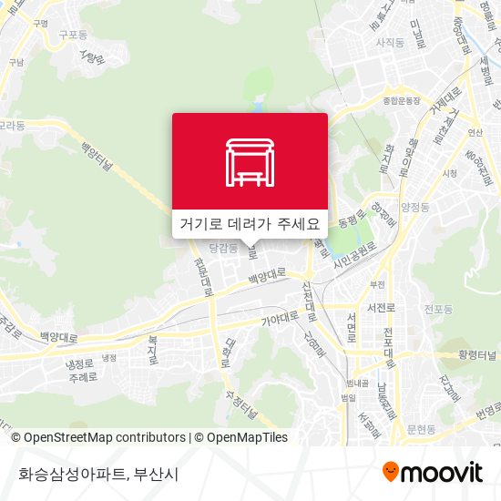화승삼성아파트 지도