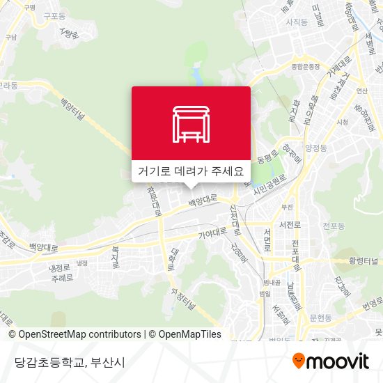 당감초등학교 지도