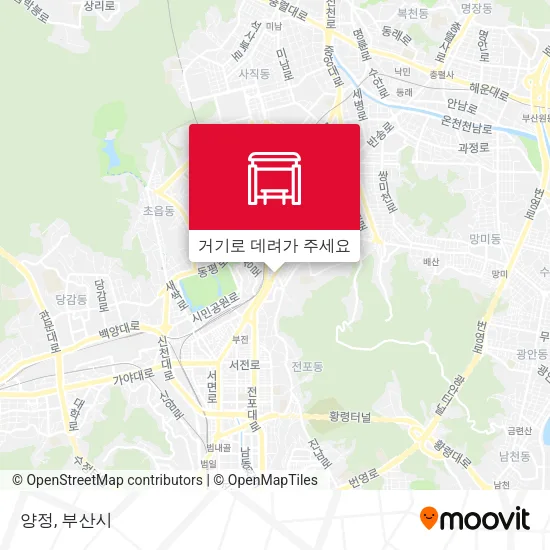양정 지도