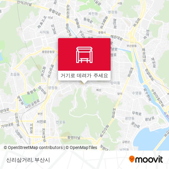 신리삼거리 지도