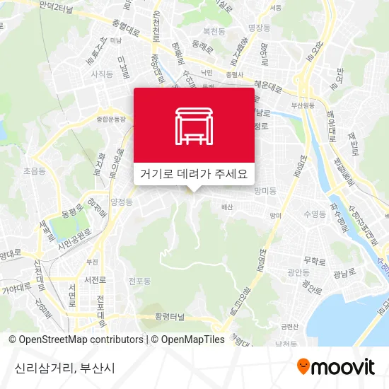 신리삼거리 지도