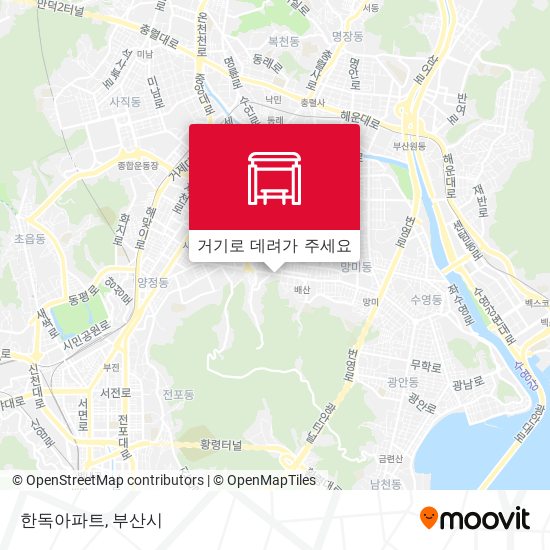 한독아파트 지도