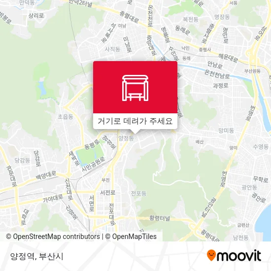 양정역 지도