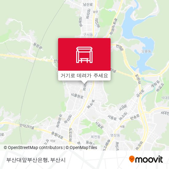 부산대앞부산은행 지도