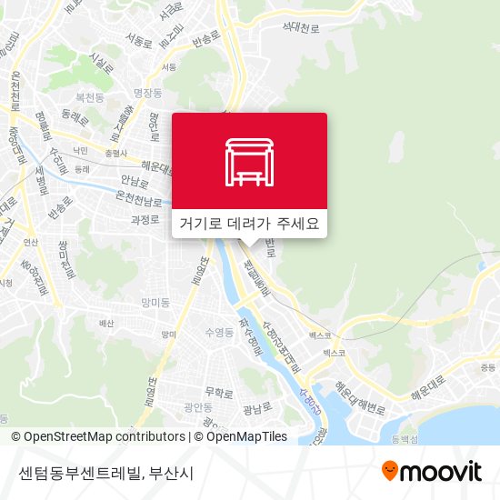 센텀동부센트레빌 지도