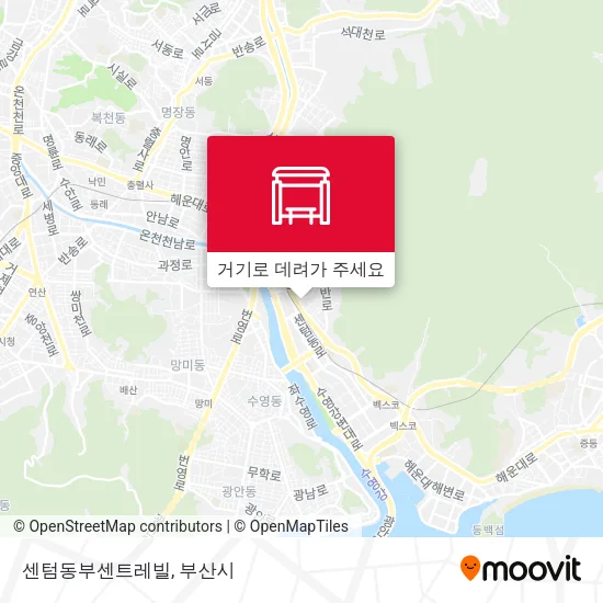 센텀동부센트레빌 지도