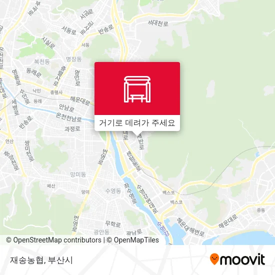 재송농협 지도