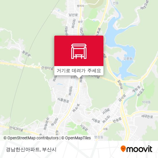 경남한신아파트 지도