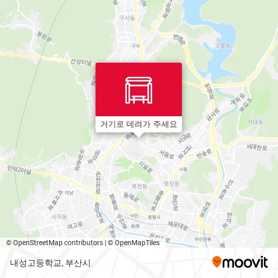 내성고등학교 지도