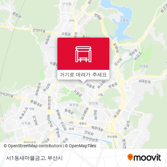 서1동새마을금고 지도