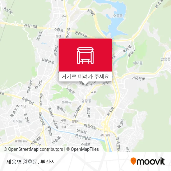 세웅병원후문 지도