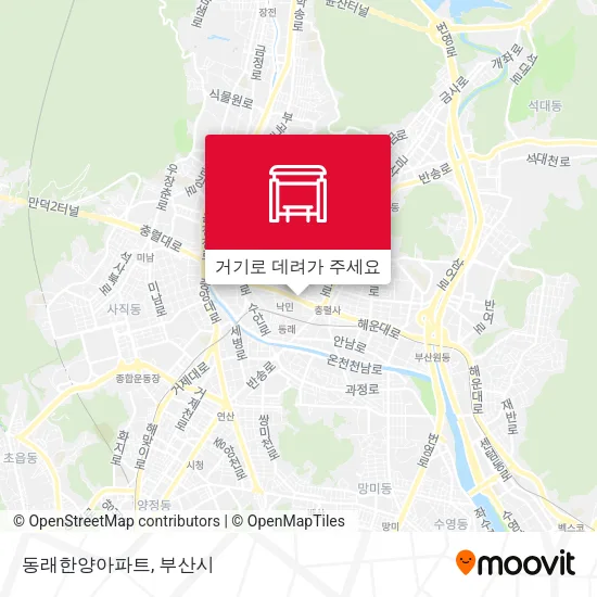 동래한양아파트 지도