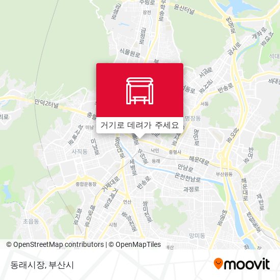동래시장 지도
