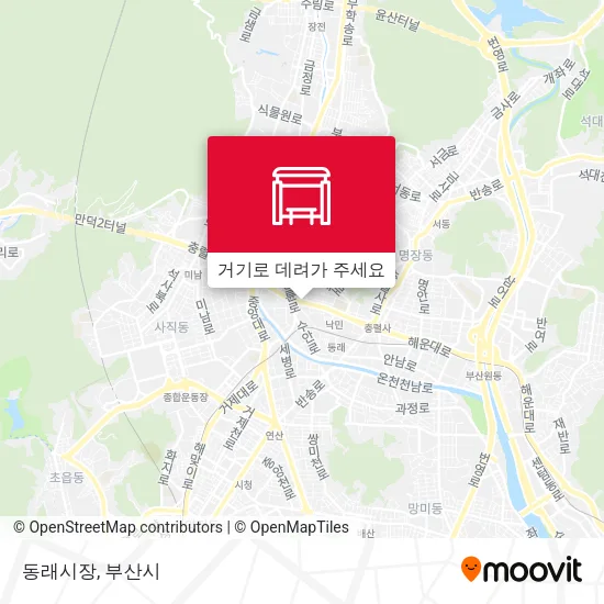 동래시장 지도