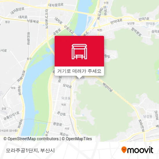모라주공1단지 지도