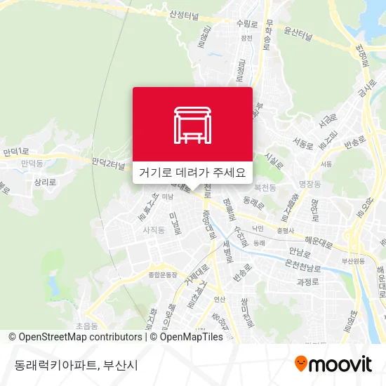 동래럭키아파트 지도