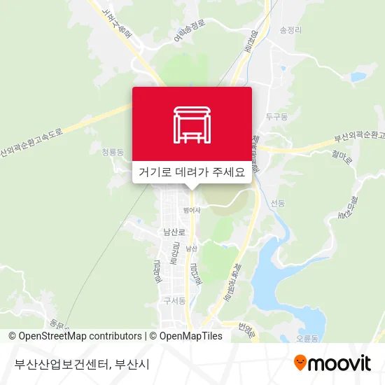 부산산업보건센터 지도