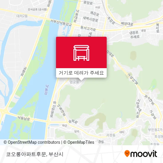 코오롱아파트후문 지도
