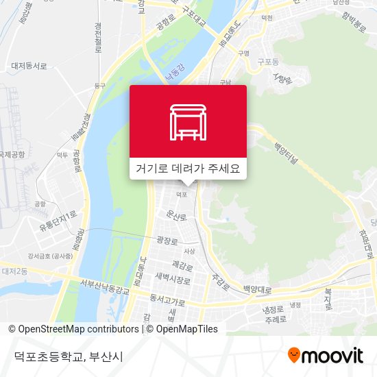 덕포초등학교 지도