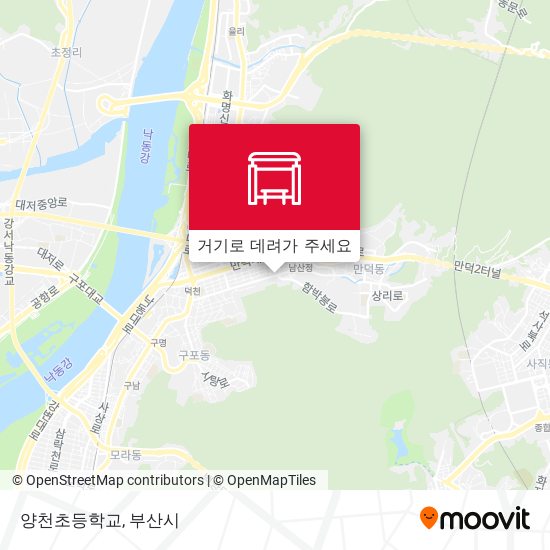 양천초등학교 지도