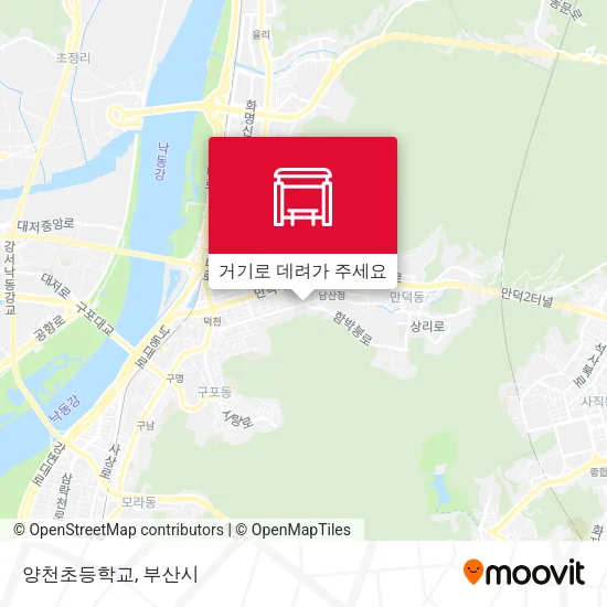 양천초등학교 지도