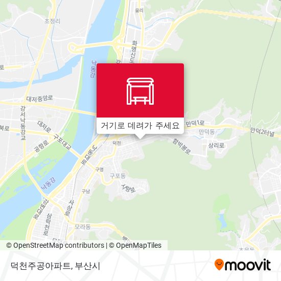 덕천주공아파트 지도