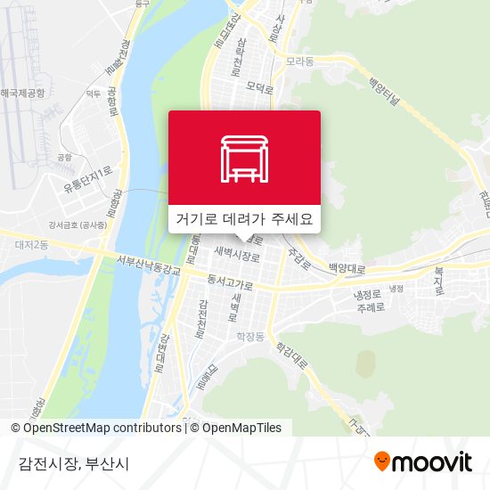 감전시장 지도