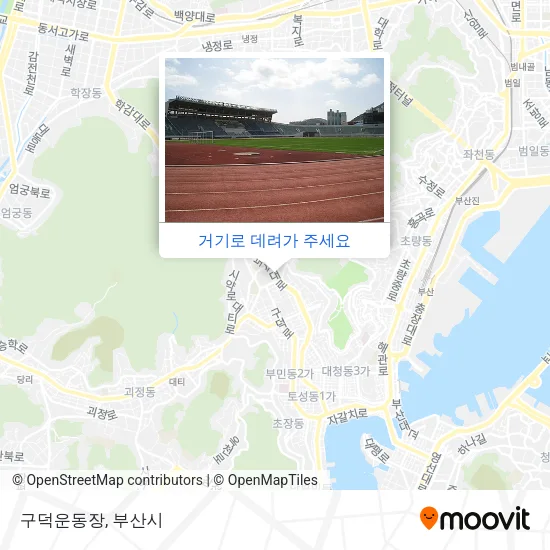 구덕운동장 지도