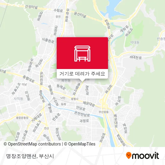 명장조양맨션 지도