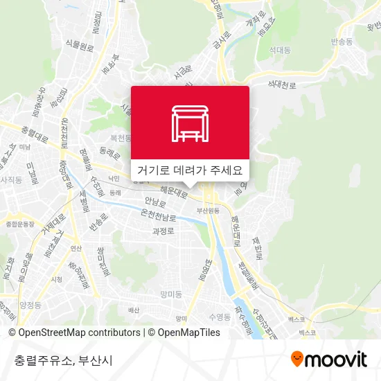 충렬주유소 지도