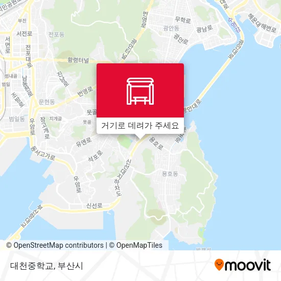 대천중학교 지도
