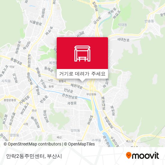 안락2동주민센터 지도