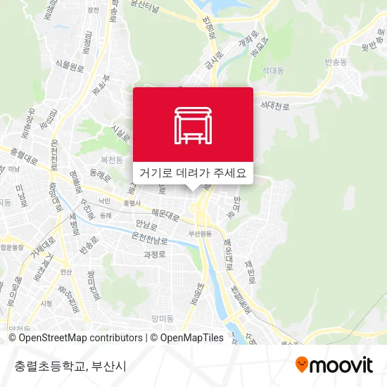 충렬초등학교 지도
