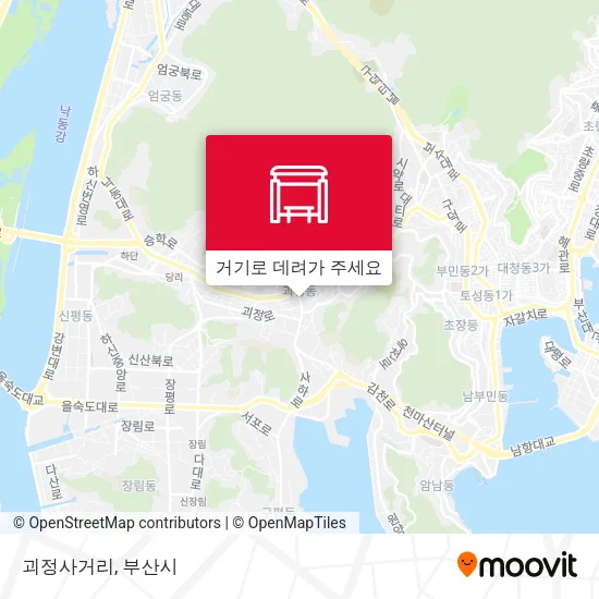 괴정사거리 지도
