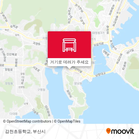 감천초등학교 지도