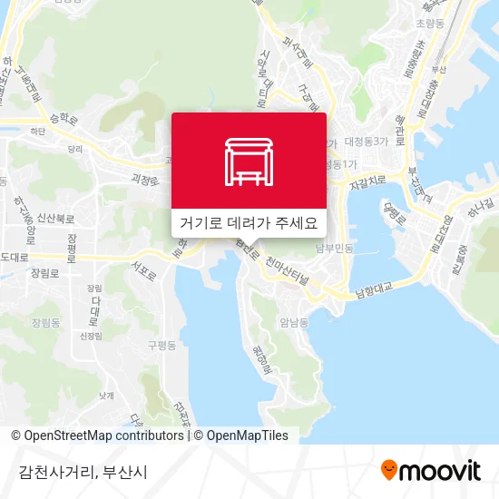 감천사거리 지도