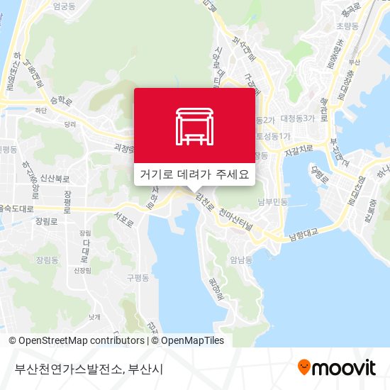 부산천연가스발전소 지도