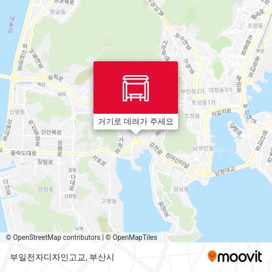 부일전자디자인고교 지도