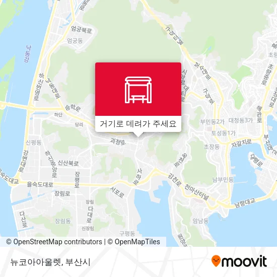 뉴코아아울렛 지도