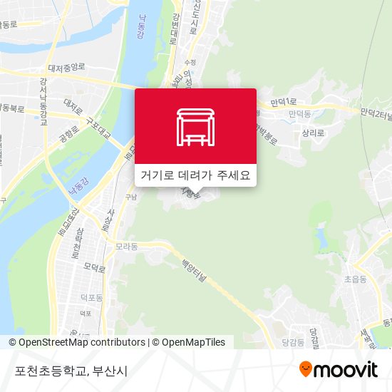 포천초등학교 지도