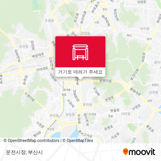 문전시장 지도
