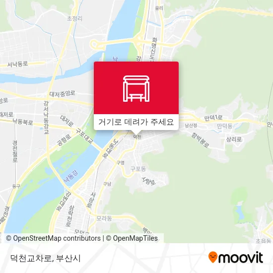 덕천교차로 지도