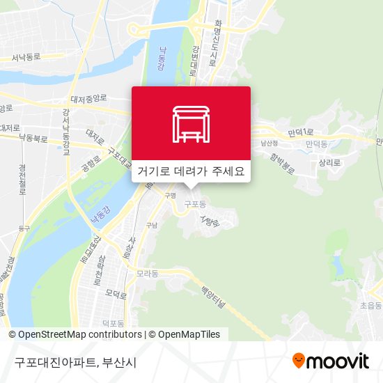 구포대진아파트 지도