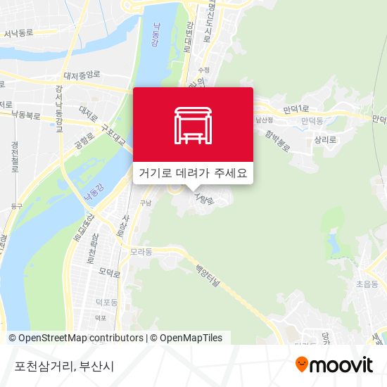 포천삼거리 지도